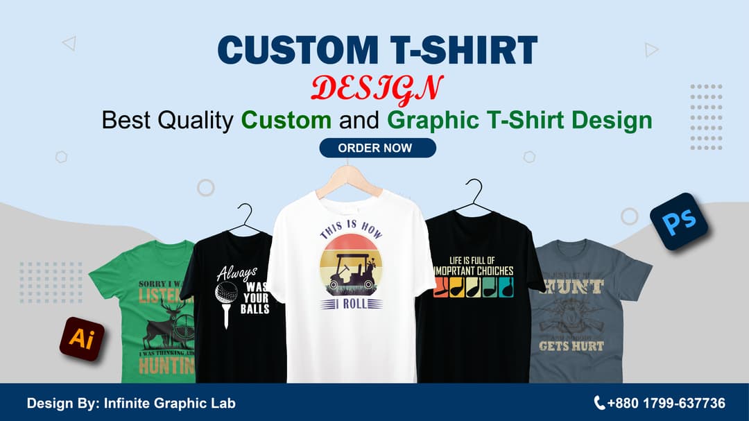 ইউনিক ও ট্রেন্ডিং টি-শার্ট ডিজাইন,আপনার ব্যাবসাকে করে তুলবে আরো লাভজনক!