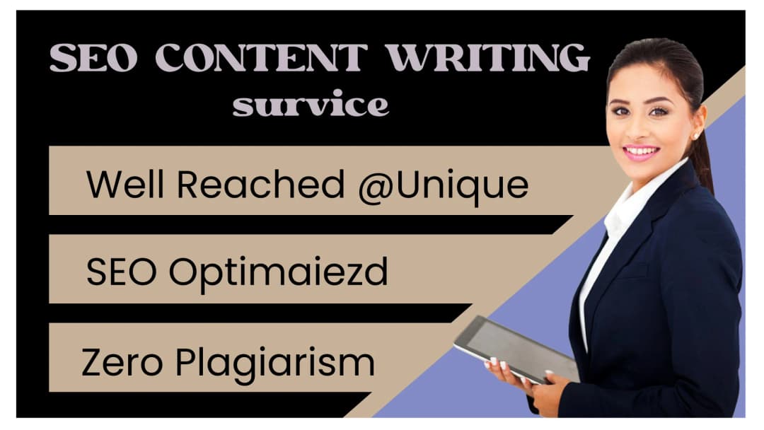 I will write your website content SEO optimized