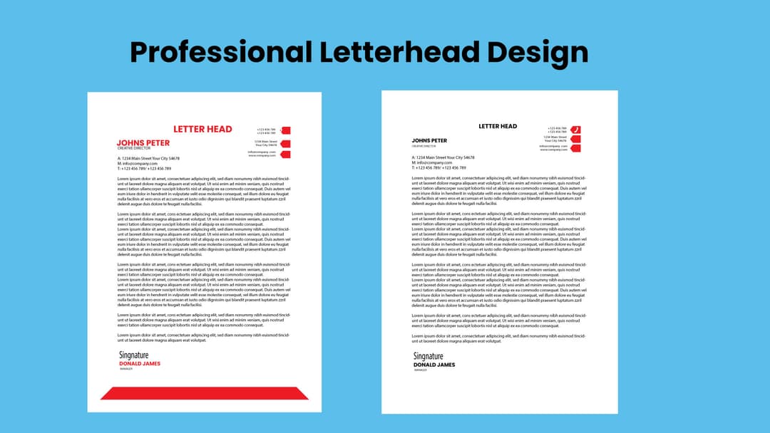 Professional Letterhead Design Service