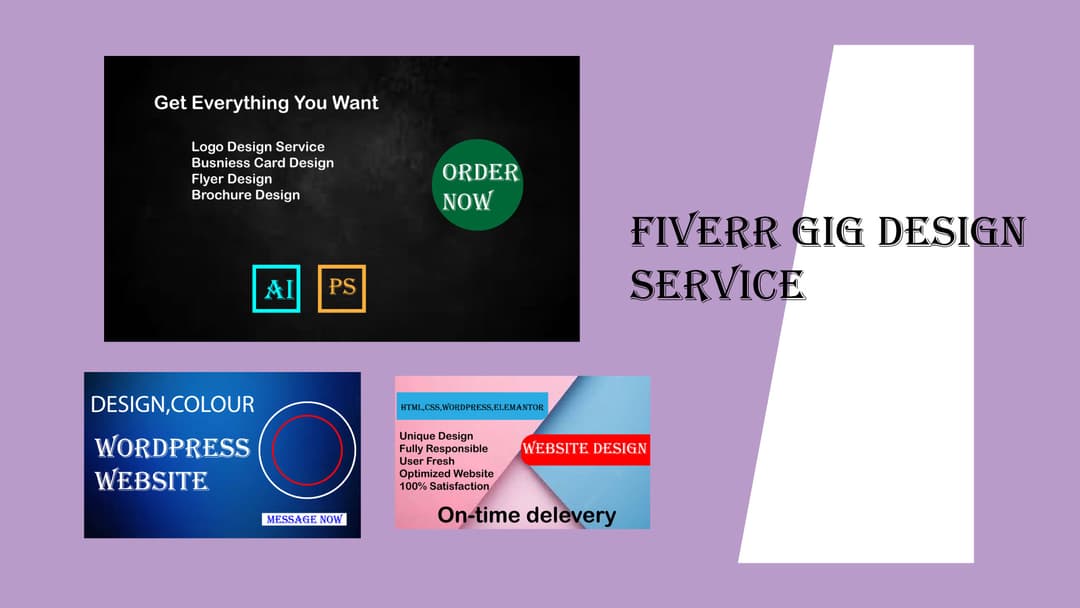 Professional Fiverr Gig Image Design Service