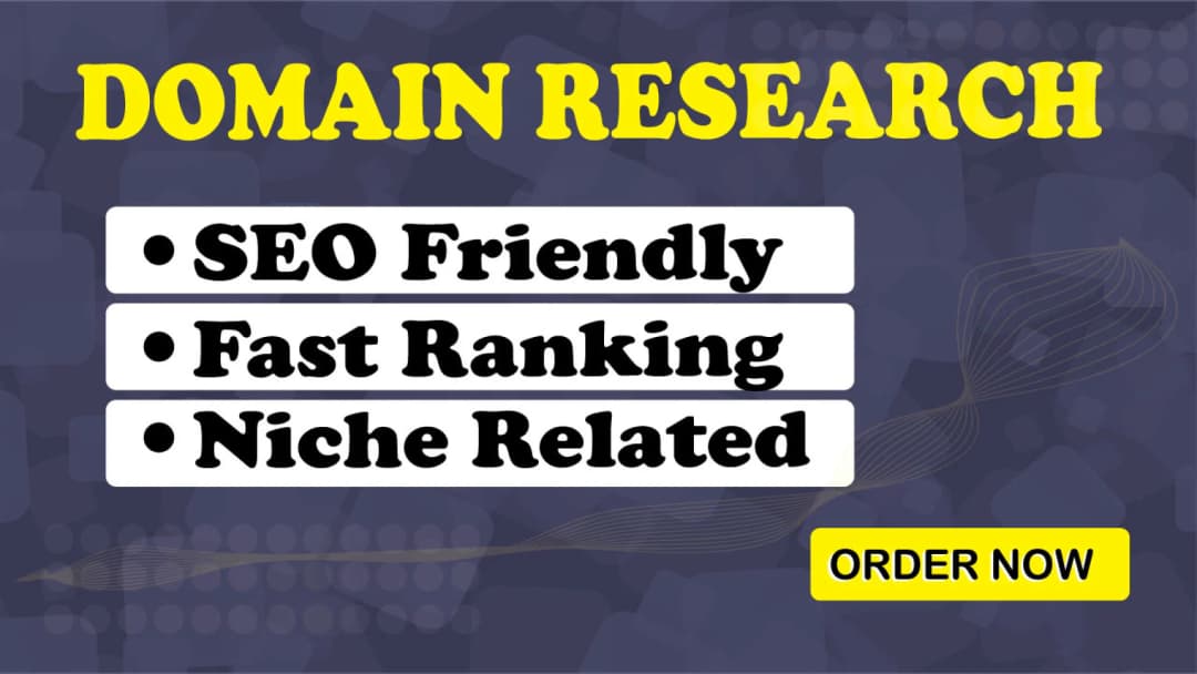 I will do Domain research and Brandable name selection