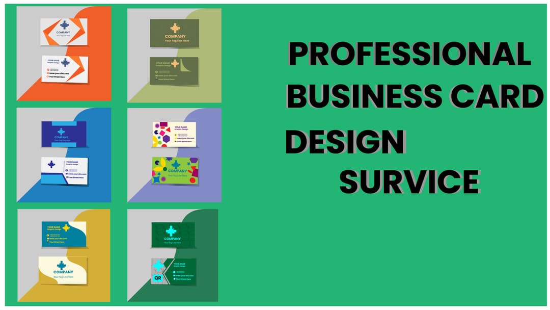I WILL DO PROFESSIONAL BUSINESS CARD DESIGN.