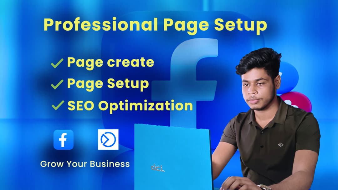 ফেসবুক পেজ ক্রিয়েশন ও সেটআপ পেজ SEO অপ্টিমাইজেশন সহ সম্পূর্ণ সার্ভিস