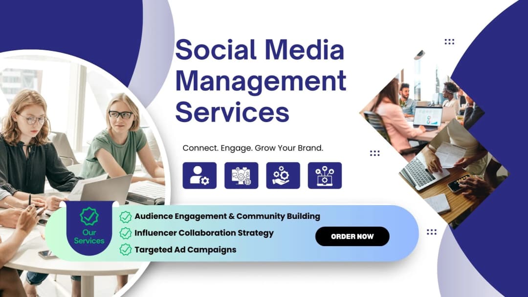 I will do your Social Media Management and business manager.