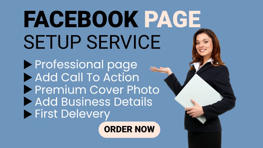 I will professionally set up and optimize your Facebook business page