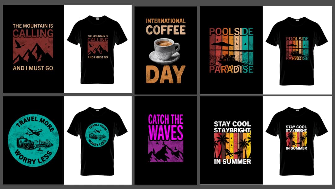 কাস্টম টি-শার্ট ডিজাইন | ইউনিক ও প্রফেশনাল ডিজাইন সার্ভিস