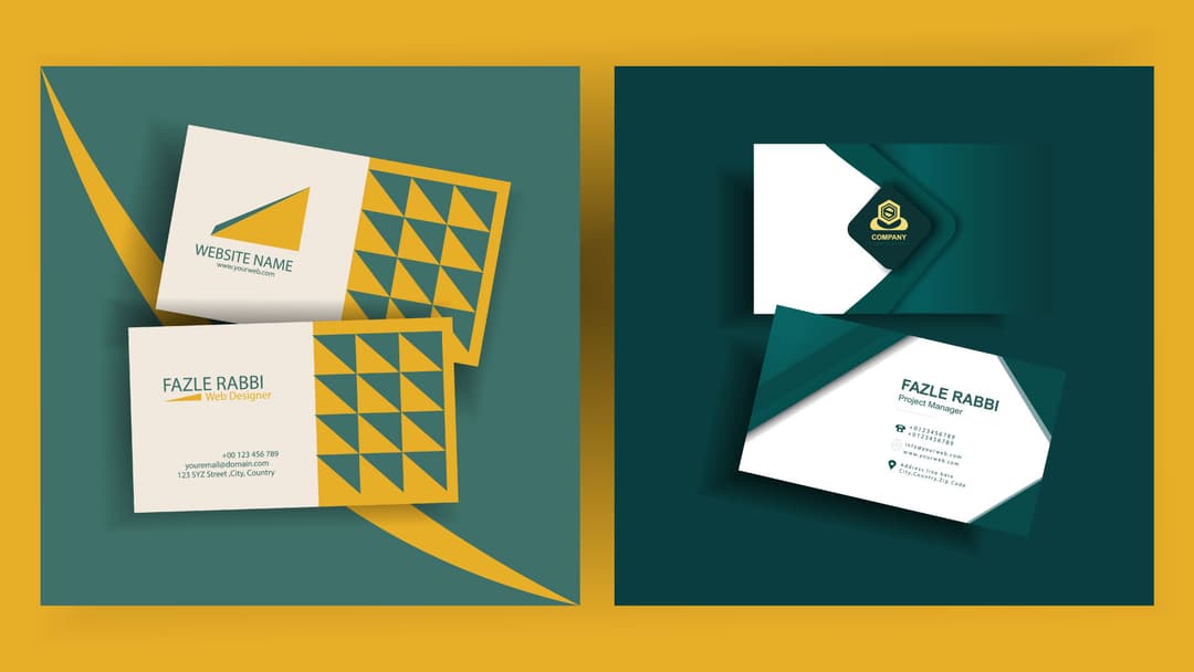 Professional and creative Business Card Design for your brand.