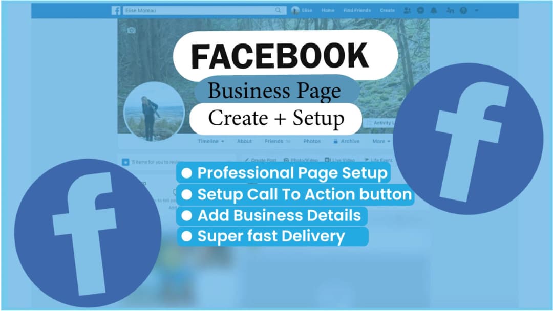 Professional Facebook page create and setup