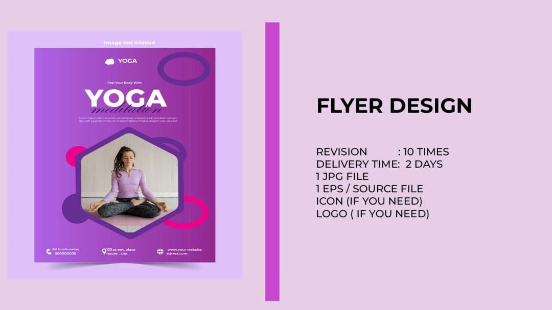 I will design Eye caching Leaflet/ Flyer with Quickly Delivery.