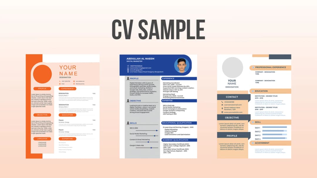 I will Design a custom resume and cover letter professionally