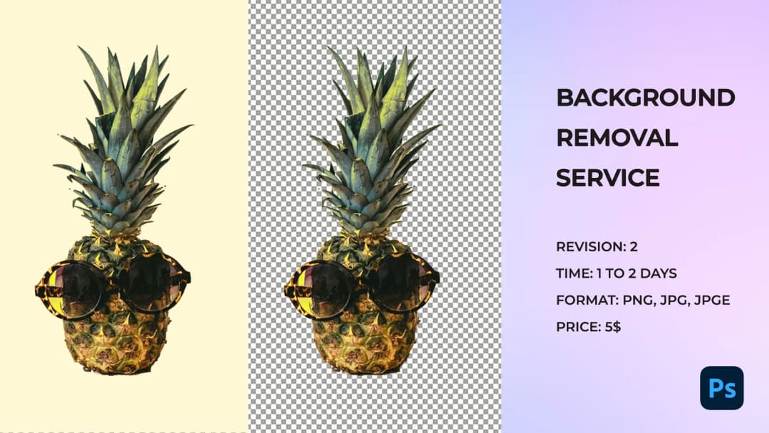 Professional Background Removal & Photo Editing with Photoshop