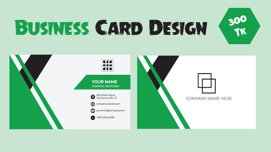 I will design a business card which reflects your brand's identity".