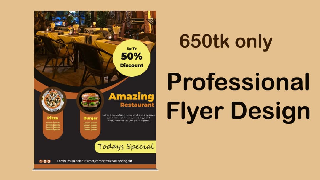 Attractive Flyer Design For Your Branding or Sales