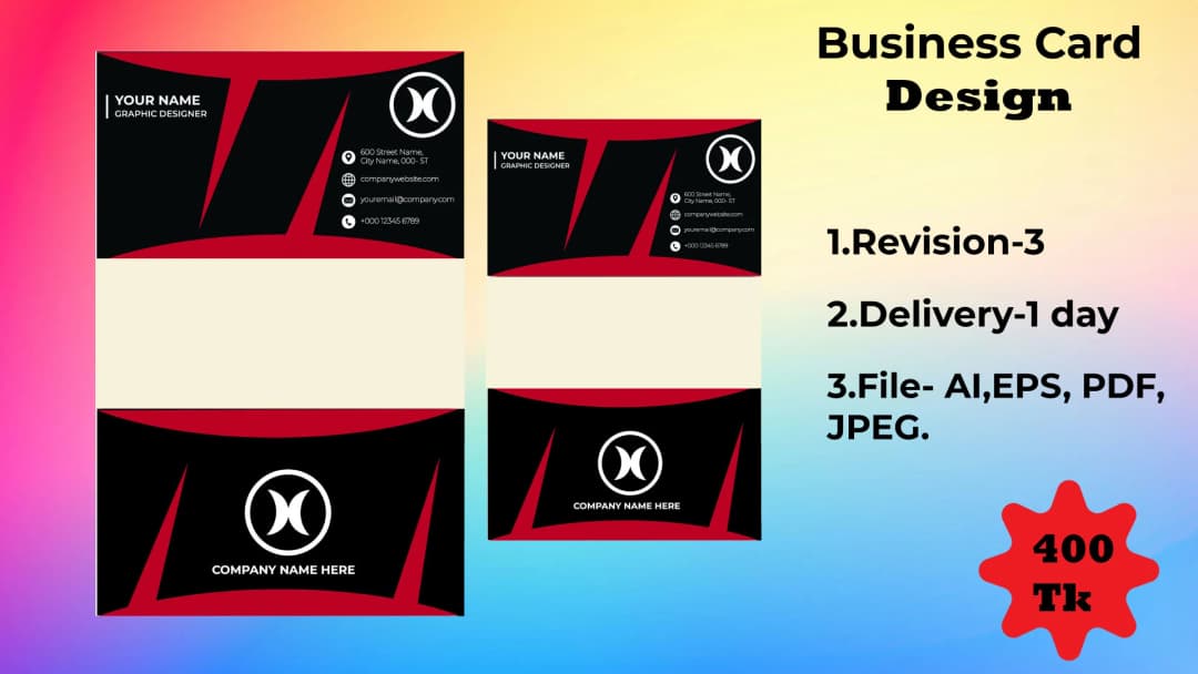 I will do luxury and professional business card design