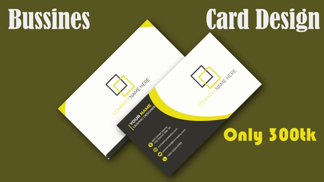 I will design professional business card for your brand and business.